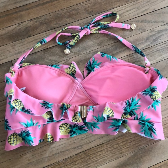 Wildfox pineapple ruffle swim top - Picture 4 of 8